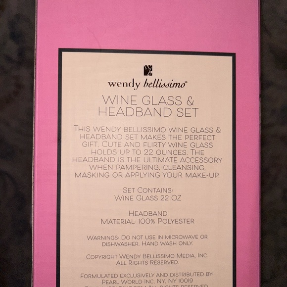 Mothers Day Wine glass & Spa Headband - Picture 6 of 6